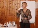 Danka Balážová prednáša o produktoch Dr. Nona