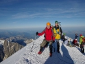 Katka na vrchole Mont Blancu